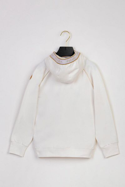 Escada Hooded Pocket Detailed Zippered Children's Sweatshirt