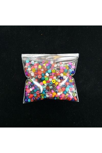 hobimon Mărgele de sticlă colorate Oya (dimensiune mare) - 50gr - Mărgele de scris