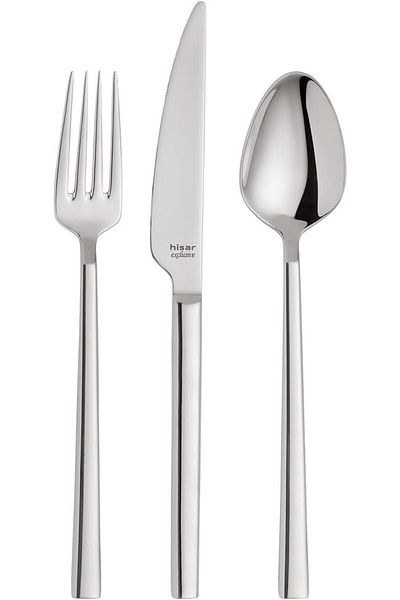 STOREMAX Ntwork 18 Piece Steel Dessert Fork Spoon Knife Set Art 1087243