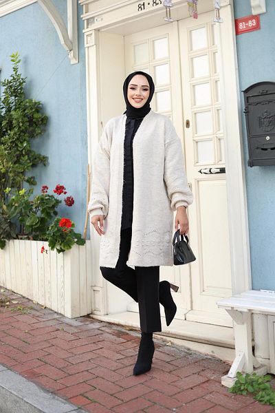 HARMAN BUTİK TRICOT DE FEMEIE CU MANECĂ BONON CARDIGAN