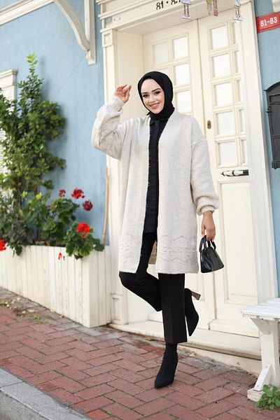HARMAN BUTİK TRICOT DE FEMEIE CU MANECĂ BONON CARDIGAN