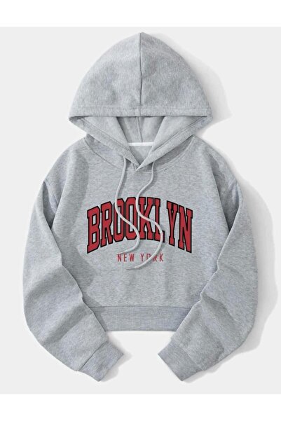 MOONBULL Μπλούζα με κουκούλα με κουκούλα Brooklyn Printed Unisex Oversize