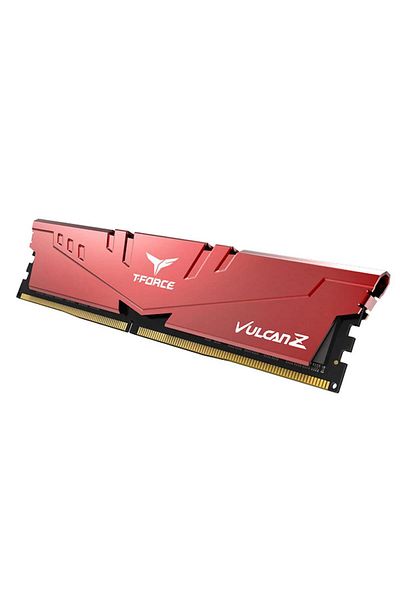TEAM T-Force Vulcan Z Red 8Gb 1X8Gb 3200Mhz Cl16 Ddr4 Gaming Ram (Tlzrd48G3200Hc16F01)