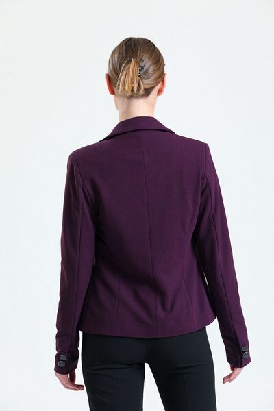 Sense Jachetă căptușită cu scuba Blazzer | Ckt33437 Mov