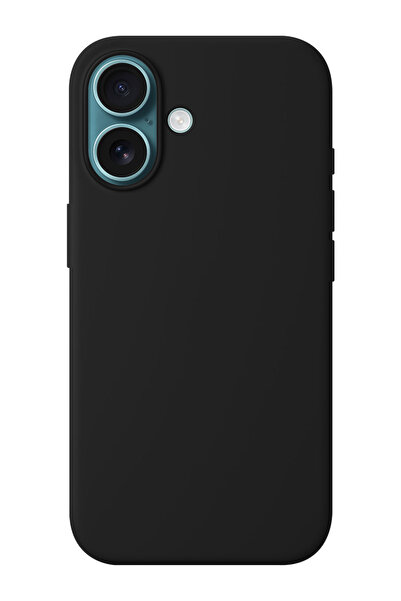 shoptocase iPhone 16 PLUS Uyumlu İçi Süet Dışı Silikon Lansman Telefon Kılıfı