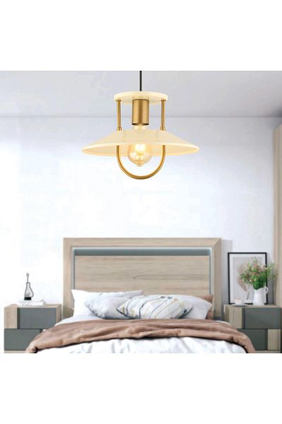 LÂDEN AYDINLATMA Rt39-40 Chandelier Broadcloth - Single Pendant Lamp, Living Room, Kitchen, Hairdresser, Cafe, Lamp Decorative Lighting Patisserie