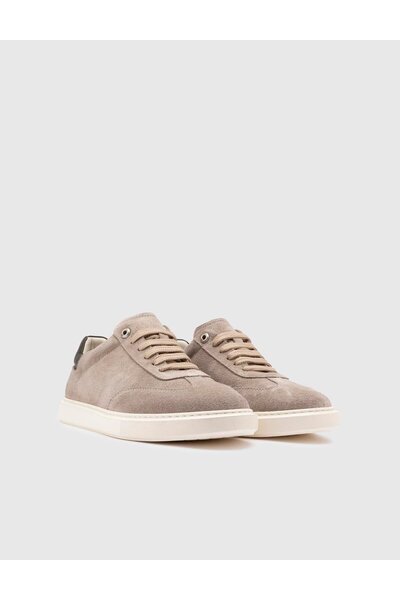 İLVİ Alfio Genuine Suede Leather Men's Mink Sneakers