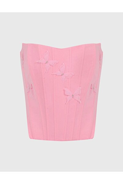 İLVİ Pink Gabria Women's Corset