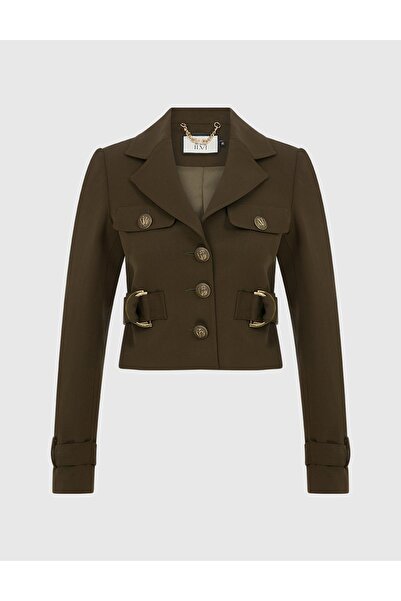 İLVİ Khaki Colored Tomis Women's Jacket