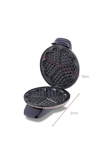 KORKMAZ Mia Metallic Beige Waffle Maker A319-07