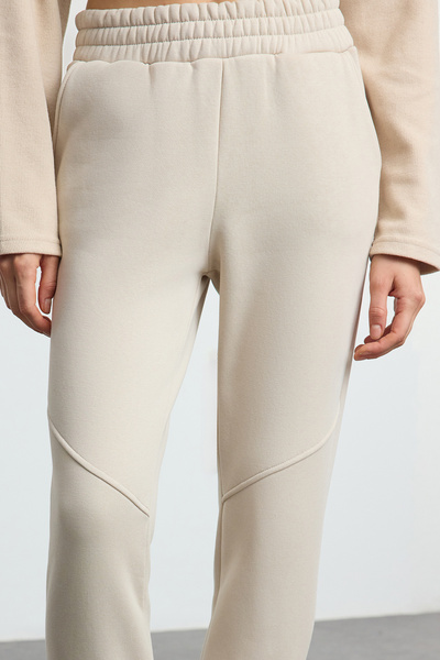 Trendyol Collection Stone Basic Jogger vastag belső polár kötött melegítőnadrág TWOAW21EA0010
