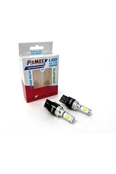 FEMEX Platinum W21W T20 15W Tek Duy CSP Led Ampul Beyaz Ultra Parlak