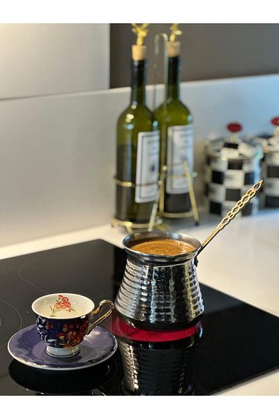 YUNUSOĞLU HOME Steel Coffee Pot 6-7 Cup