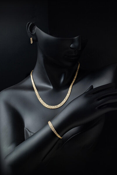 Label Taşsız 14 Ayar Altın Düğün Seti