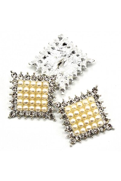 bidoluhobi Taşlı Metal Düğme Model 1