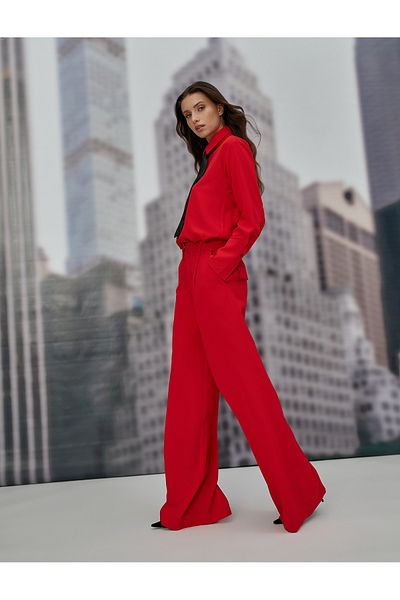 Koton Palazzo Trousers Normal Waist Pleat Detailed Pocket