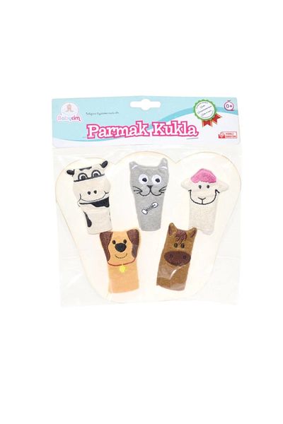 BİRLİK TOYS Urt020-001 Babycim Farm Animals Finger Puppet 5 pcs - unit