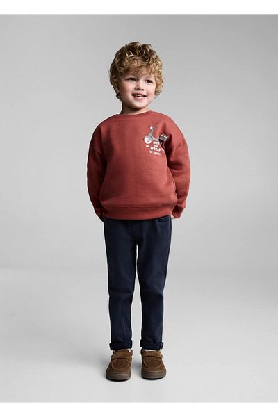 MANGO Baby Sweatshirt with Anime Pattern