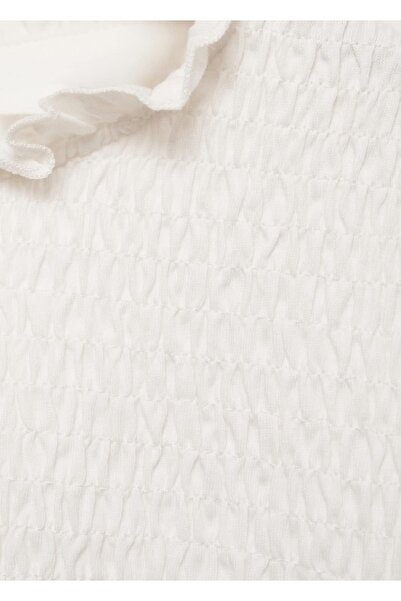 MANGO Kids Μπλουζάκι με βολάν