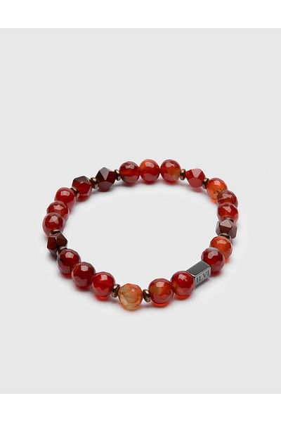 İLVİ Men's Bracelet - Mongar Tile Agate Stone