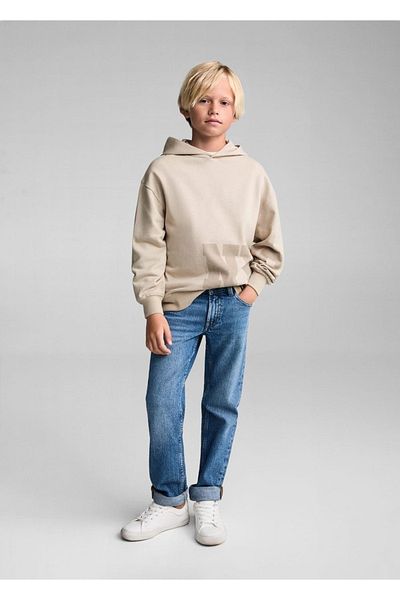 MANGO Kids Βαμβακερό φούτερ με σχέδιο