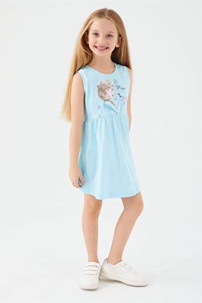 Disney Lisanslı Disney Frozen Çocuk Elbise