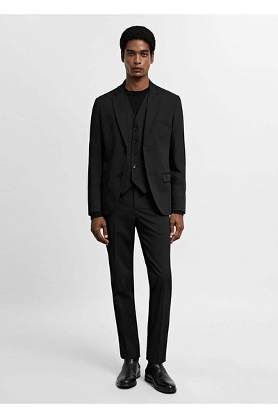 MANGO Man Super Slim-Fit-Stretchstoffweste
