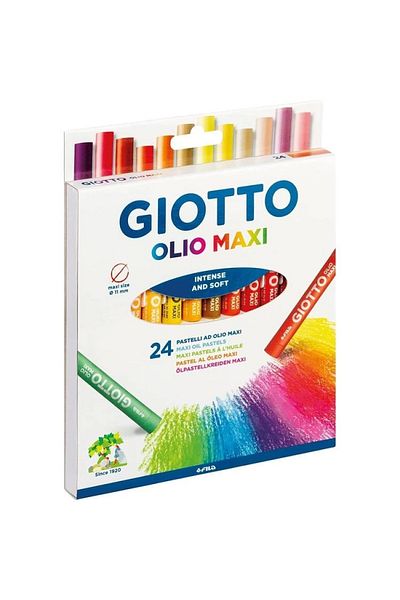 Giotto Olıo Maxi Oil Pastel Paint 24 Pcs 293800