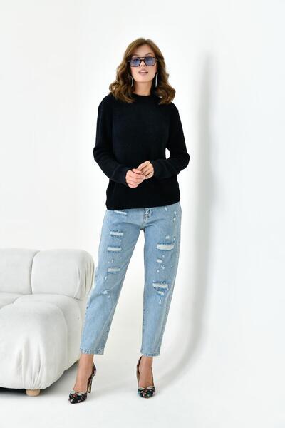 FTZ WOMEN Gâtul O pentru femei negru 20944