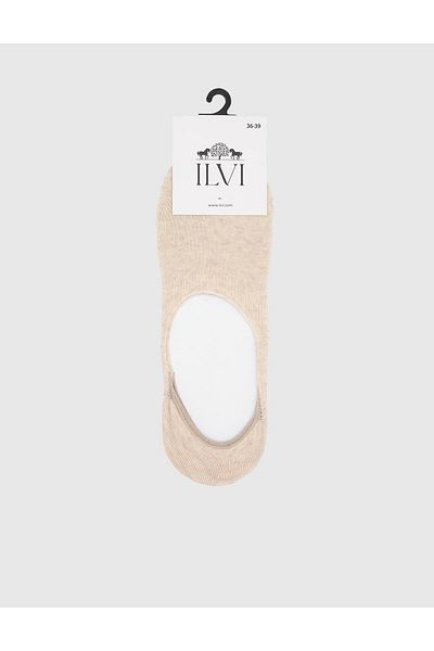 İLVİ Liege Beige Women's Ballerina Socks