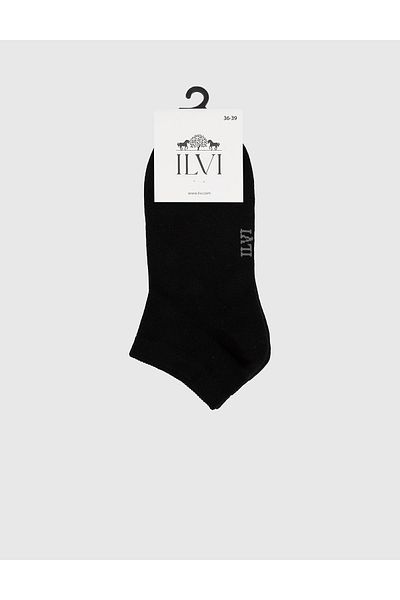 İLVİ Leuven Black Women's Booties Socks