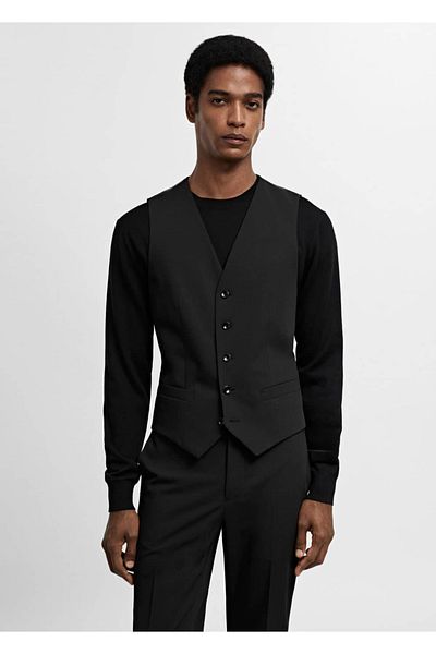 MANGO Man Super Slim-Fit-Stretchstoffweste