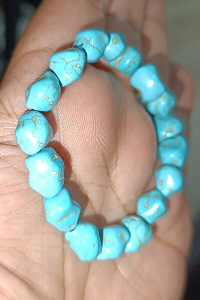TAŞÇIZADE Turquoise Stone Gum Natural Natural Stone Bracelet