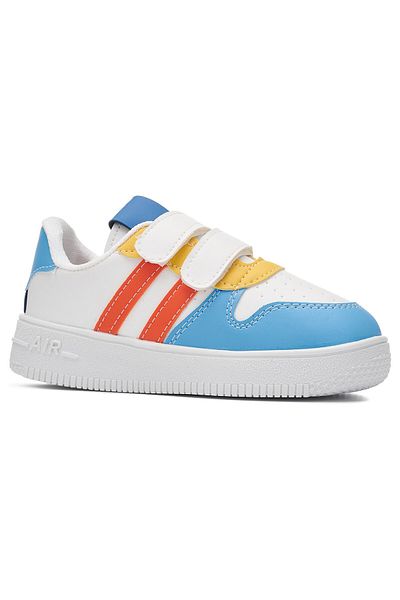 İmerShoes Adidași casual pentru băieți și fete - cu velcro, dungi duble, ușoare confortabile ZL001