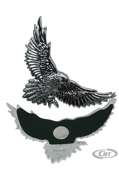 Carub Car Sticker Chrome Eagle Model 2 Pieces