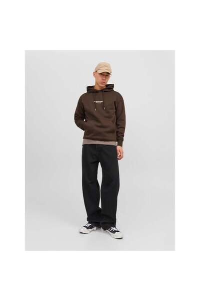 Jack & Jones Jack&jones Jorvesterbro Sweat Hood Noos 12241687 Maro ciocolatiu
