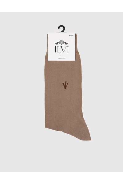 İLVİ Men's Beige Socks - Ostlend