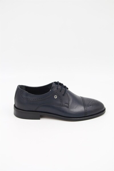 Pierre Cardin 63505 Men's Classic Shoes - Dark Blue