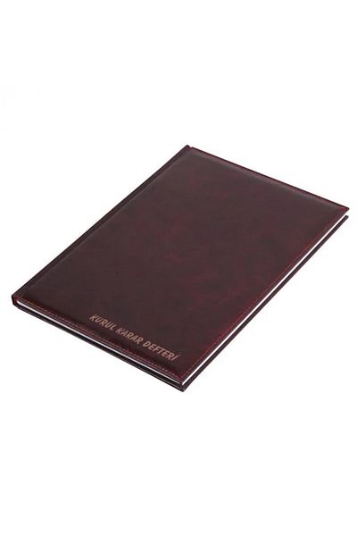 Gülpaş Gülpaş Board Decision Notebook Faux Leather Bound 100 Sheets