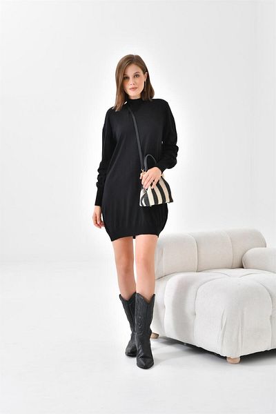 FTZ WOMEN Women's Basic Tunic Black 20167