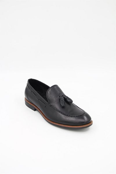 Freefoot 20753 Men's Tassel Shoes - Black