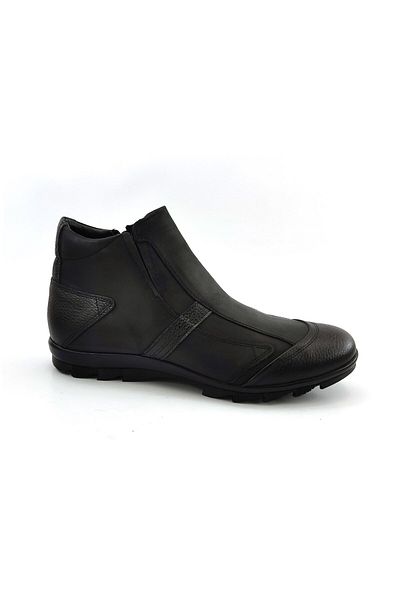 Fosco 3532 Genuine Leather Casual Men's Boots-black