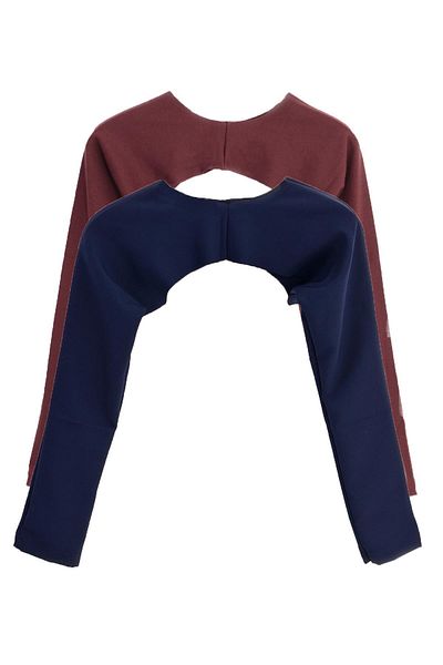 PİNKMARK Pinkmark Women's Inner Weared Teseture Damson Navy Blue 2 Pack Bolero Bluz Sleeve Mcpmbl25628