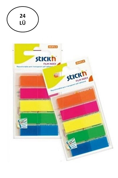 im kırtasiye Hippo Hopax 45 X12 5 Neon Color Stickn Index Note Paper
