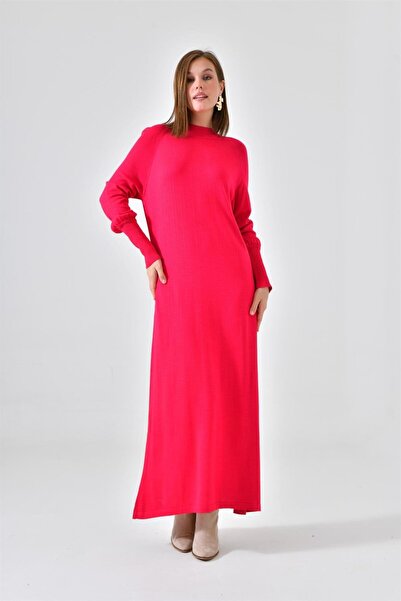 FTZ WOMEN Kadın Düz Basic Tunik Fuşya 20677