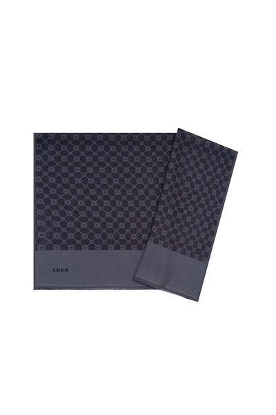 Aker Elegance Monogram Smoked Shawl 1090100 913