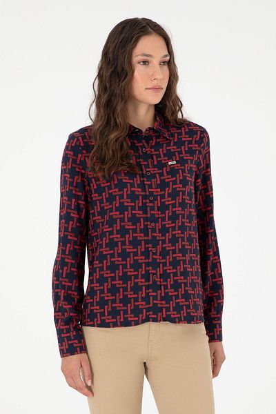U.S. Polo Assn. Long Sleeve Cherry Women's Shirt - Eliffu Butikhome