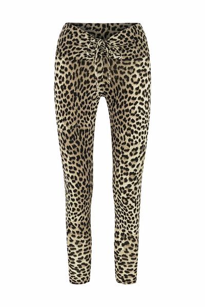 AQUELLA Colanți cu model leopard de jad