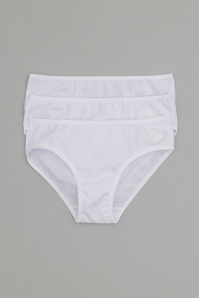 U.S. Polo Assn. Girl's 3-Piece Panties 50288837 -Vr013