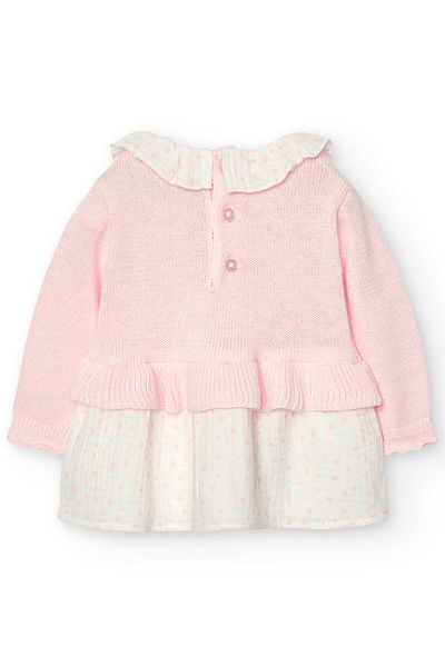 Boboli Light Pink Baby Girl Dress